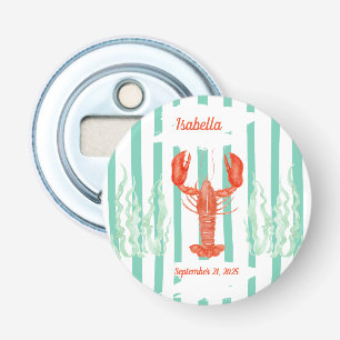 Lobster Boil Bottle Opener Button – Funny Seafood 