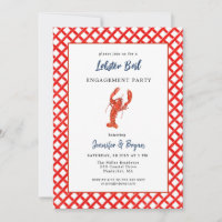 Lobster Boil Seafood engagement party invitation