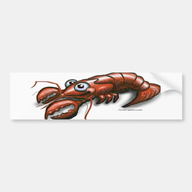 Lobster Bumper Sticker (Front)