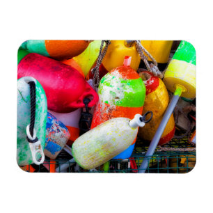 Lobster buoys at Bass Harbour Magnet