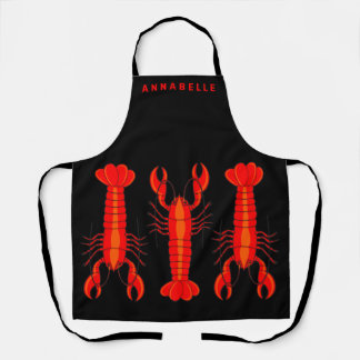 Lobster Chef Personalize Apron