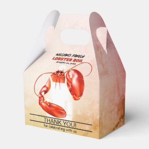 Lobster Chef Seafood Theme Favor Box