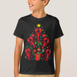 lobster christmas ornament tree funny xmas gift T-Shirt
