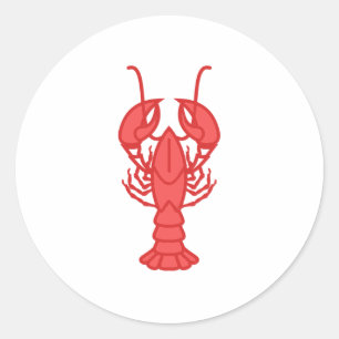 Lobster Classic Round Sticker