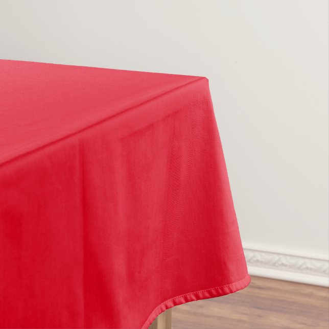 Lobster crab seahorse red white pattern tablecloth (In Situ)