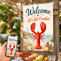 Lobster crawfish boil party welcome