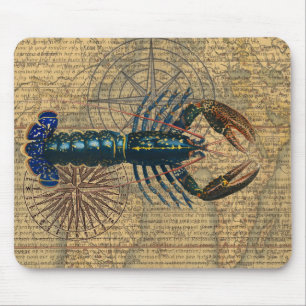 Lobster Crawfish Shellfish Seafood Ocean Mouse Pad