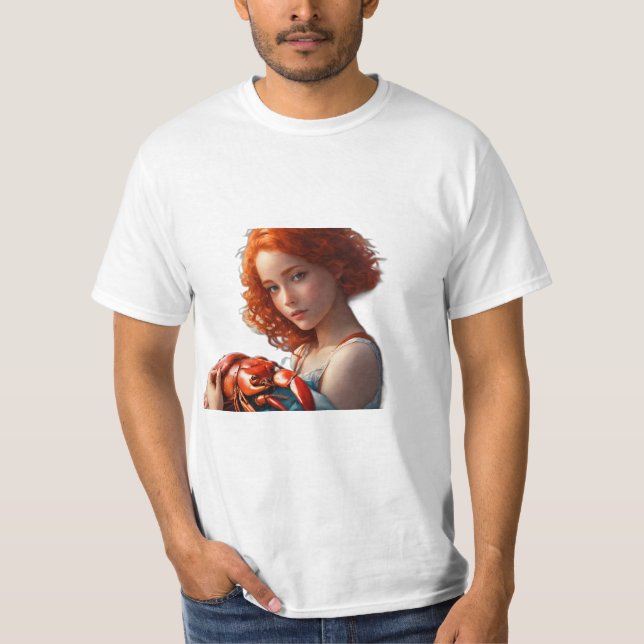 Lobster design tshirt  (Front)
