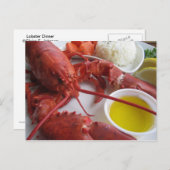 Lobster Dinner Postcard (Front/Back)