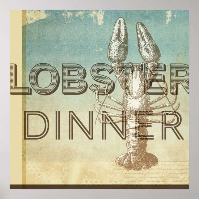 Lobster Dinner Poster (Front)
