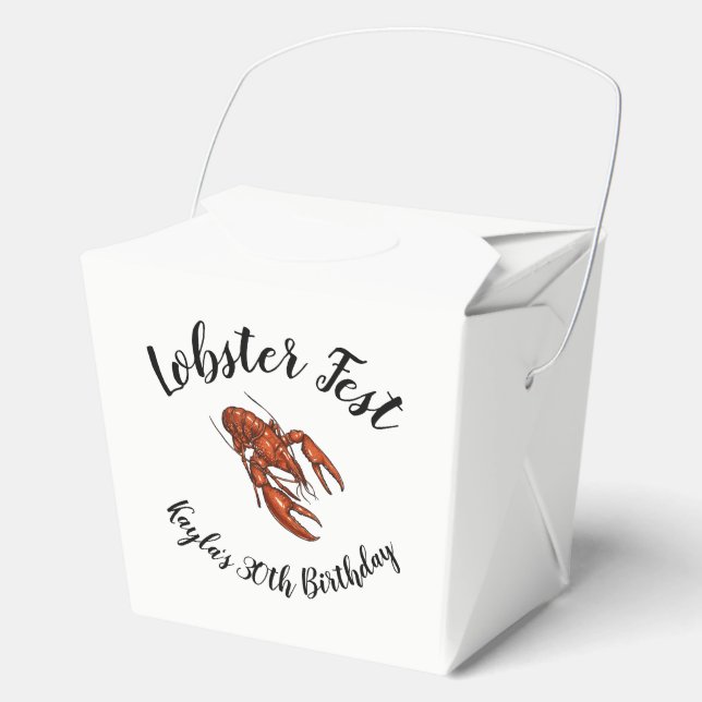 Lobster Fest  Favor Box (Front)