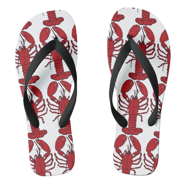 Lobster Flip Flops (Footbed)