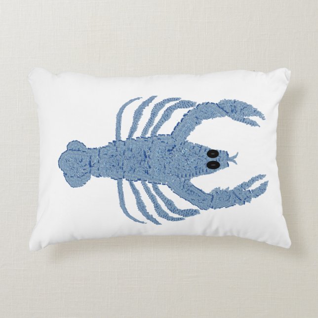 Lobster Ginger Jar jars art print  Accent Pillow (Front)