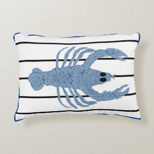 Lobster Ginger Jar jars art print Accent Pillow