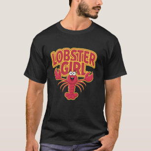 Lobster Girl Lobsters Apparel Womens Girls Lobster T-Shirt
