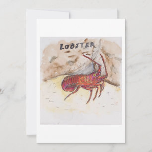 Lobster Greeting Card