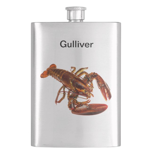 Lobster Hip Flask (Front)