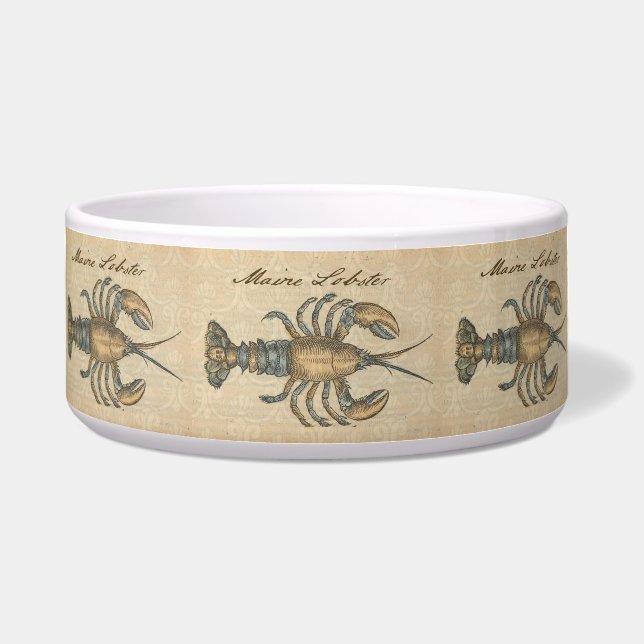 Lobster Illustration Antique Maine Seafood (Front)