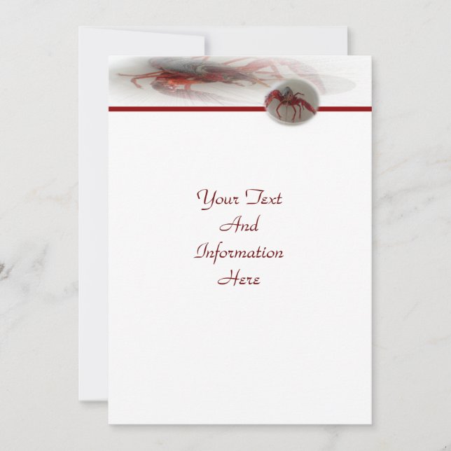 Lobster Invitation (Front)