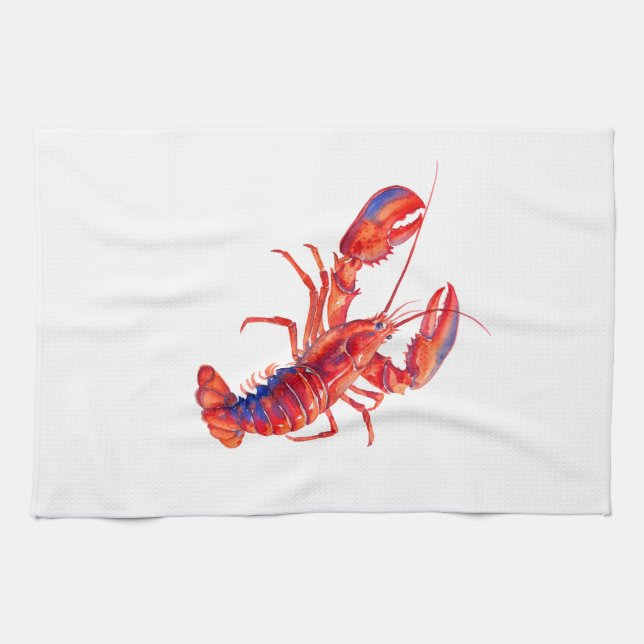 Lobster Kitchen Towel (Horizontal)