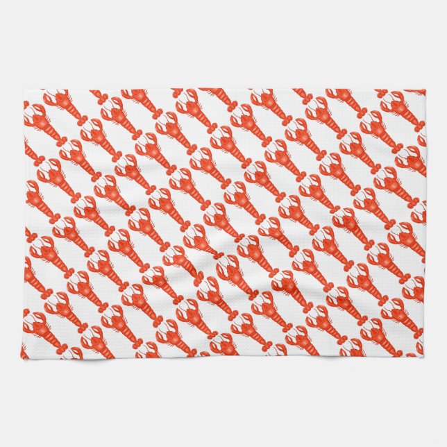 Lobster Kitchen Towel (Horizontal)