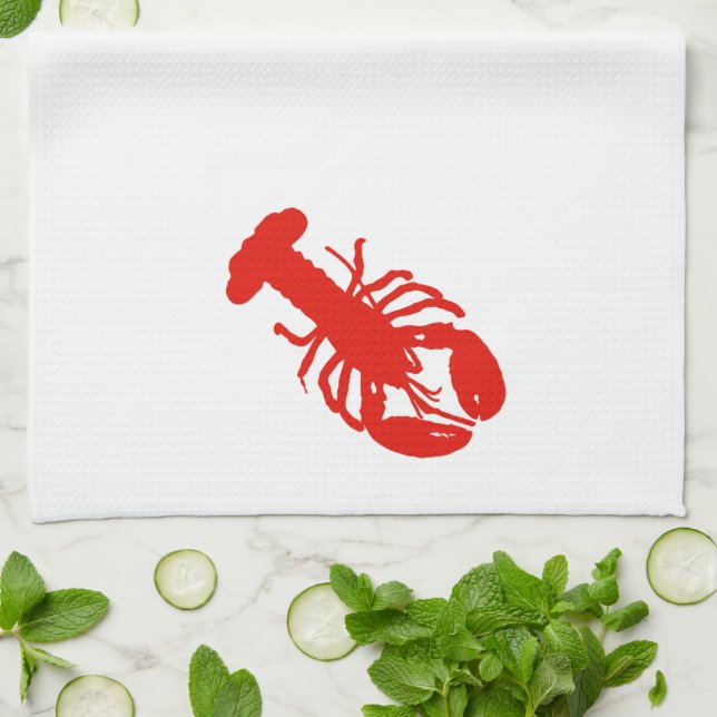 Lobster Kitchen Towel (Folded)