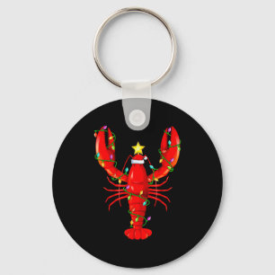Lobster Lighting Xmas Tree Matching Lobster Christ Keychain