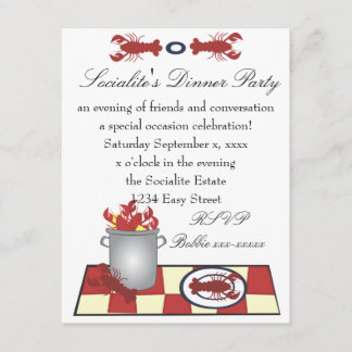 Lobster Love Invitation
