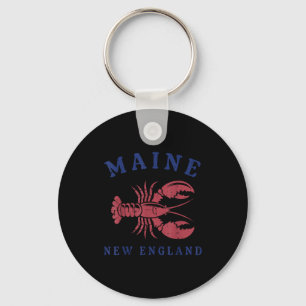 Lobster Maine New England Cool Seafood Lover Men W Keychain