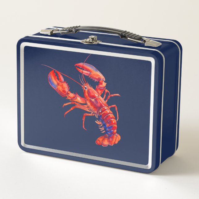 Lobster Metal Lunch Box (Front)