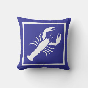 Lobster   Nautical Throw Pillow