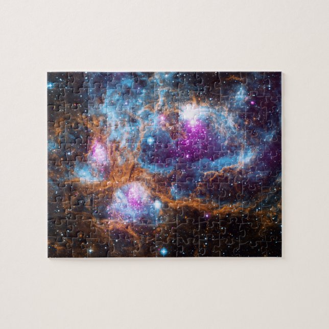 Lobster Nebula - Cosmic Winter Wonderland Jigsaw Puzzle (Horizontal)