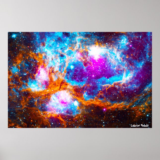 Lobster Nebula Poster (Front)