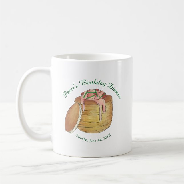 Lobster Newburg Newberg Seafood Dish Dinner Party Coffee Mug (Left)