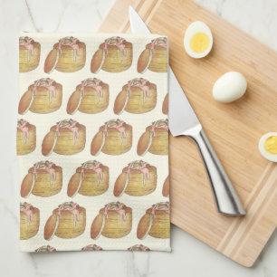 Lobster Newburg Newberg Seafood Food Retro Cuisine Kitchen Towel