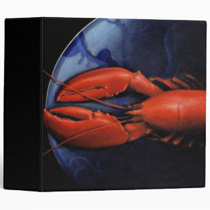Lobster on Tiffany Plate Binder