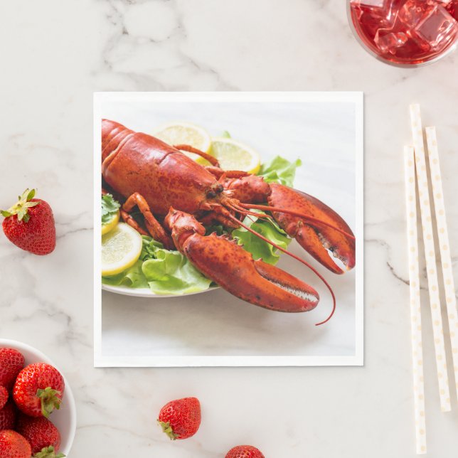 Lobster Photo Napkin (Insitu)