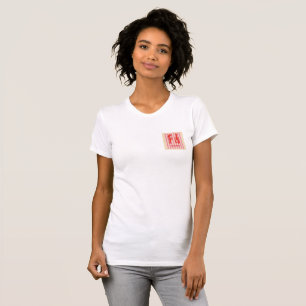 Lobster Pop Bold Crustaceans on Candy Stripes T-Shirt