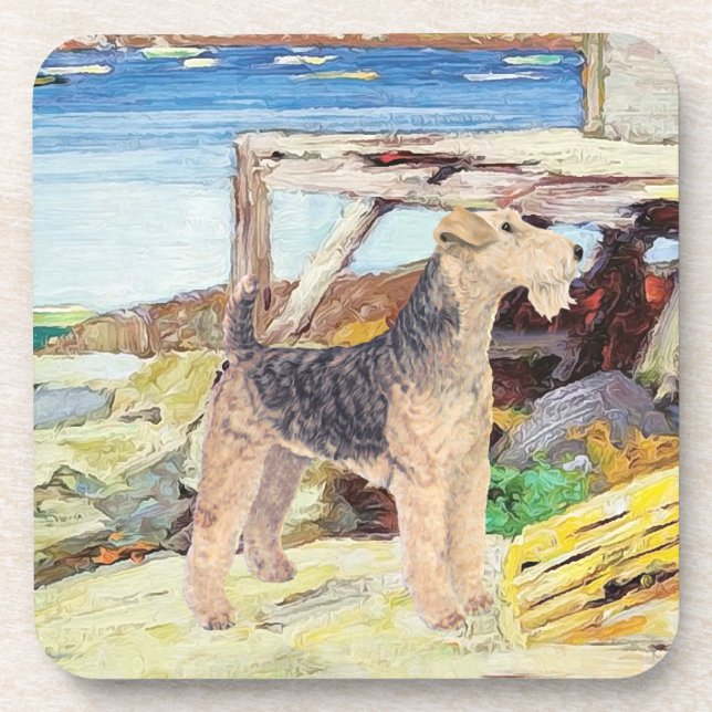 Lobster Pots Coaster (Front)