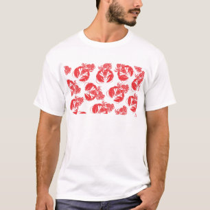 lobster print T-Shirt