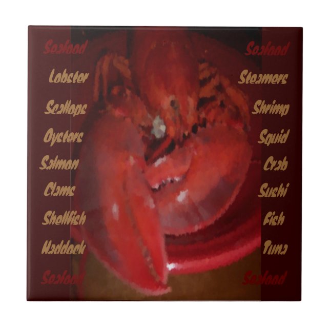 Lobster Seafood tile (Front)