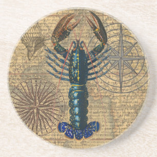 Lobster Shellfish Seafood Maine Classic Ocean Coaster