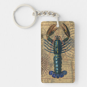 Lobster Shellfish Seafood Maine Classic Ocean Keychain