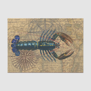 Lobster Shellfish Seafood Maine Classic Ocean Tissue Paper