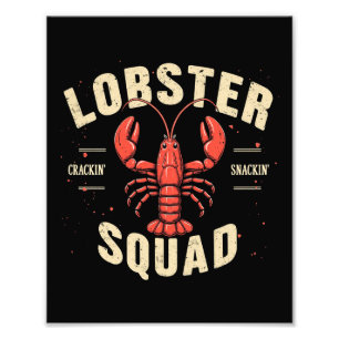 Lobster Squad – Dive Into Lobster Festival Fun Photo Print