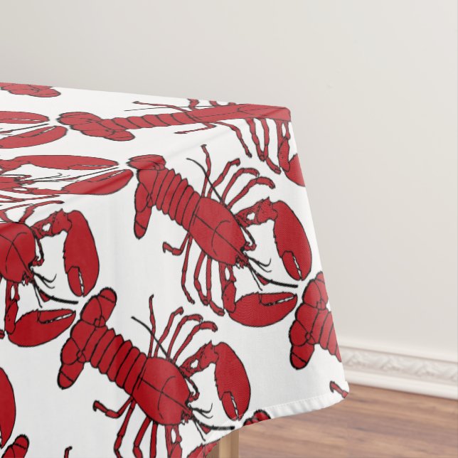 Lobster Tablecloth spring Retro (In Situ)