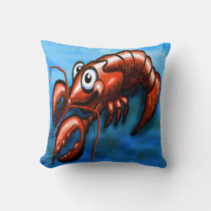 Lobster Throw Pillow