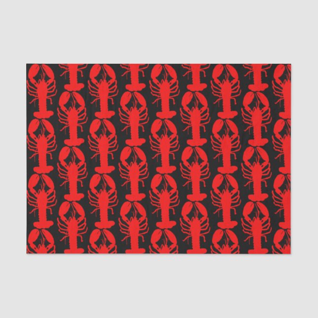 Lobster Tissue Paper (Front)