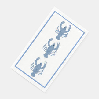 Lobster Topiary Ginger Jars Paper Guest Towels Napkin