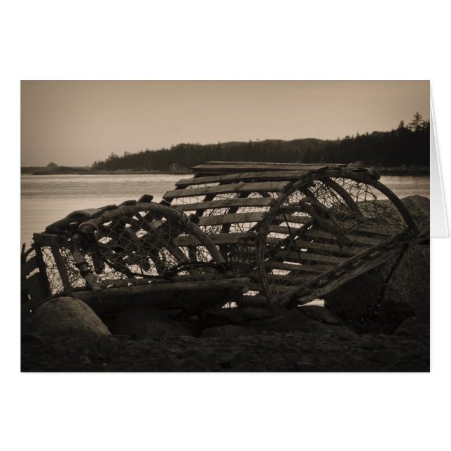 Lobster Traps Sepia (Front Horizontal)
